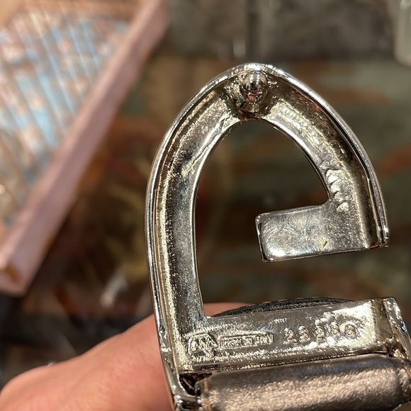 Kudos burnished bronze leather  belt 30” - Picture 4 of 6